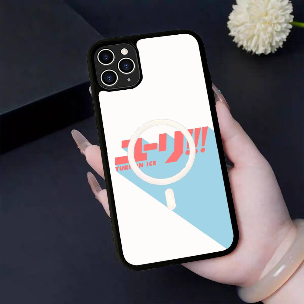 Спортивное аниме YURI ON ICE BL Для Magsafe Магнитный Беспроводной Чехол для Телефона Для IPhone 11 12 13 14 15 16 17 Pro Max Plus Чехол