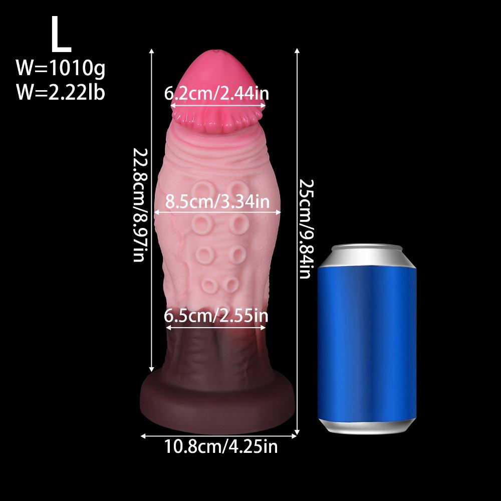 Ultra Soft Liquid Silicone Huge Anal Plug Dildo Women Adult Sex Toy