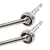 MJX Hyper Go 10208 2pcs Metal Drive Shaft CVD Driveshaft Upgrade Parts for 1/10 RC Car 10410B Accessories