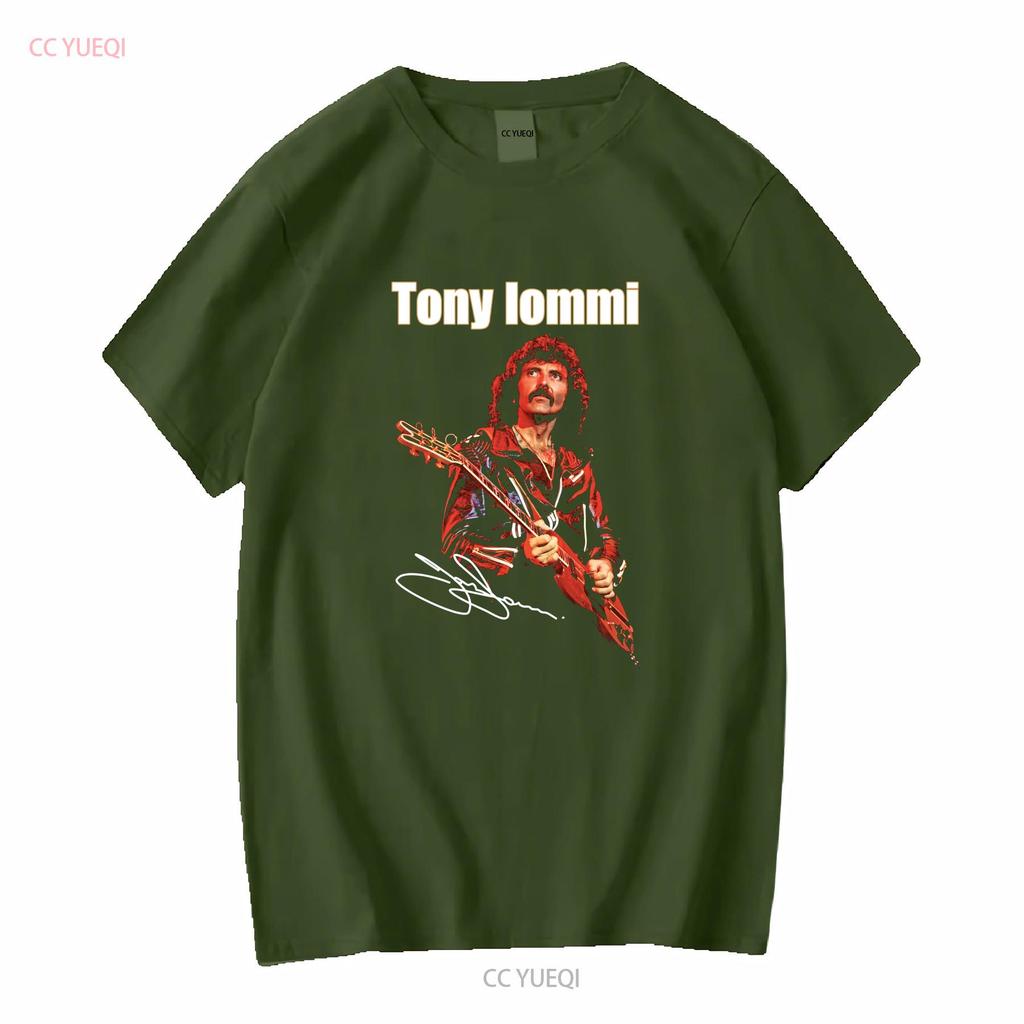 Новая Популярная Футболка Tony Iommi Тур Для Фанатов Все Размеры 1N3340 с длинным рукавом винтажная Стирка уличная Модная Дышащая Унисекс