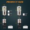 2 шт. 1156 сигнальная лампа PY21w Ba15s P21w светодиодная 24SMD 3030 Canbus автомобильный указатель поворота стоп-сигнал резервный фонарь универсальный 12 В