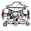 Custom Go-Kart Front Suspension Kit with Steering Wheel, Knuckle Arm, Rocker Arm, and Disc Brake