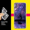Простой балетный танец лебедя для Samsung Galaxy A14 A50 A70 A30 A40 A20E A10 A10S A20S A02S A04S A12 A22 A32 A34 A42 A52 5G A54 Чехол
