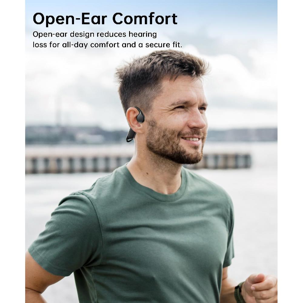 Плавательные наушники, IPX8 профессиональные водонепроницаемые наушники с костной проводимостью, встроенная память 32 ГБ, открытое ухо, беспроводное Bluetooth 5.4 с микрофоном