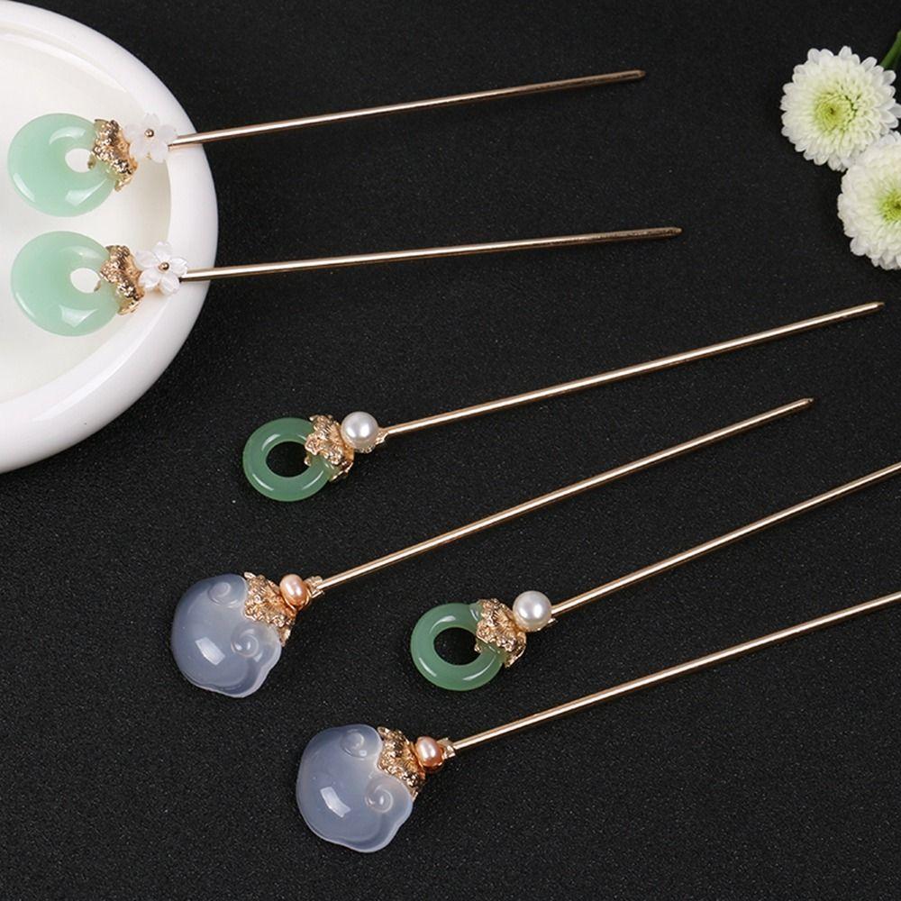 Accessories Pearl Chinese Style Headwear Hanfu Hair Sticks Ancient Headwear Ancient Style Hairpin