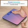 Gradient Color Intelligent LCD Electronic Scale Digital Display Glass Weight Scale Balance Body Health And Weight Loss
