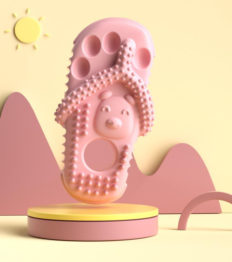 Собака-чулочная игрушка: Форма тапочка, Устойчивый к укусам, Сжигающий энергию, Игрушка для чистки зубов