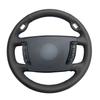 Black PU Faux Leather Handsewing Car Steering Wheel Cover for BMW 7 Series E65 E66 730Li 740Li 745Li 750Li 755ih 760Li 2001-2008