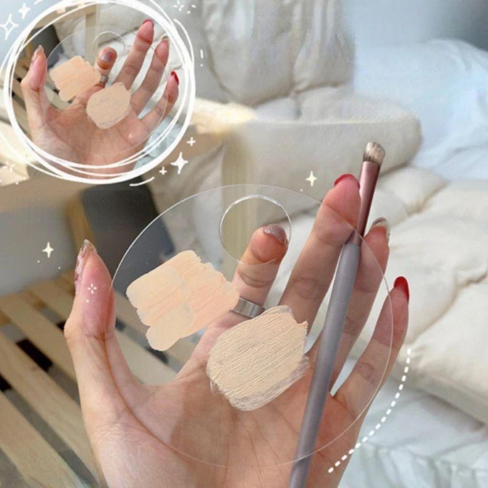 Eye shadow Mixing Cream Pigments Acrylic Palette Holes Mixing Tray Makeup Nail Art Manicure Tool