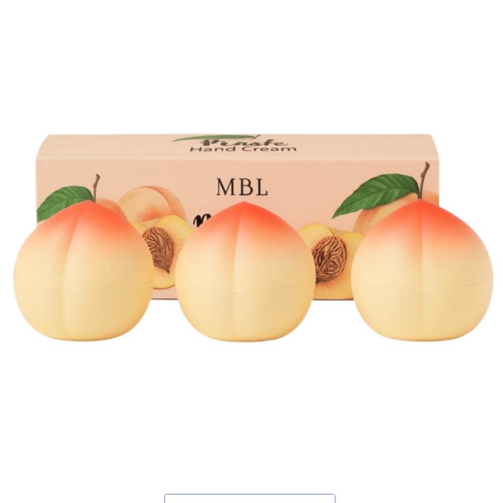 MBL Peach Hand Cream 3 x 30g