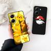P-Pokemons GO P-Pikachus Gengar Phone Case for Samsung Galaxy S22 S21 S20 FE Ultra Plus A35 A36 A37 A33 A34 A04 A71 Cover Casing