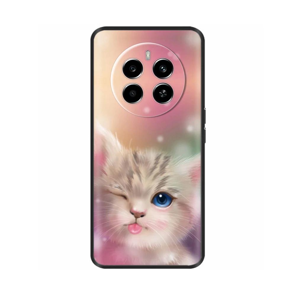 Крашеный чехол для Realme Narzo 70 Мягкий силиконовый задний чехол для Realme Narzo 70 Pro 70x Модные роскошные чехлы с принтом Coque Fundas