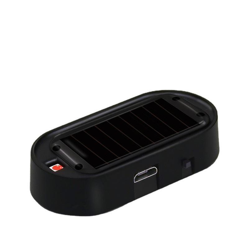 Универсальный светодиодный автомобильный салонный противоугонный имитирующий солнечный предупреждающий свет