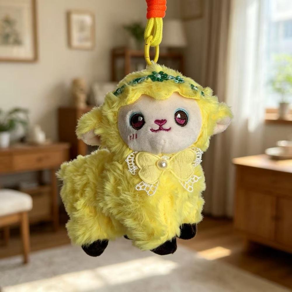 Soft Mini Plush Lamb Doll Bag Pendant Sheep Plush Toy New Year Gifts