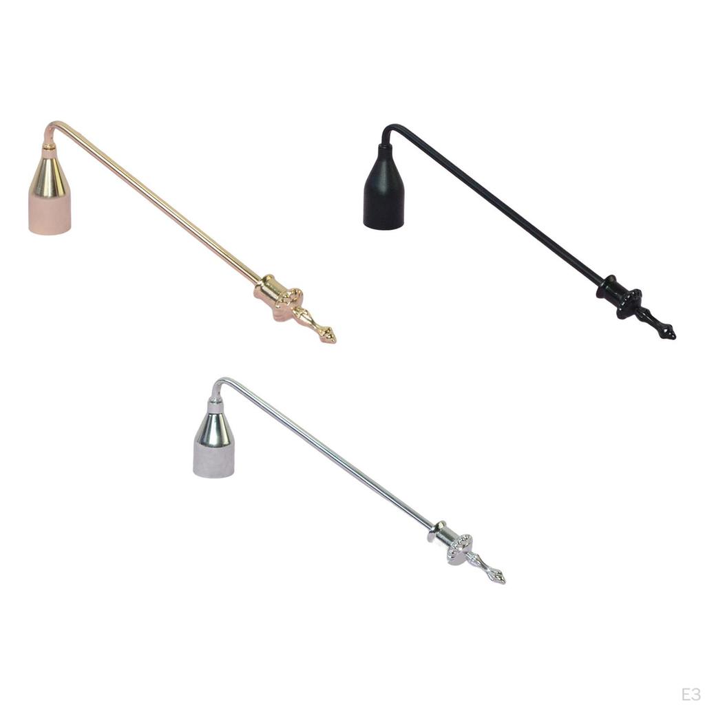 23 Cm Metal Candle with Non-slip Handle for Enthusiasts