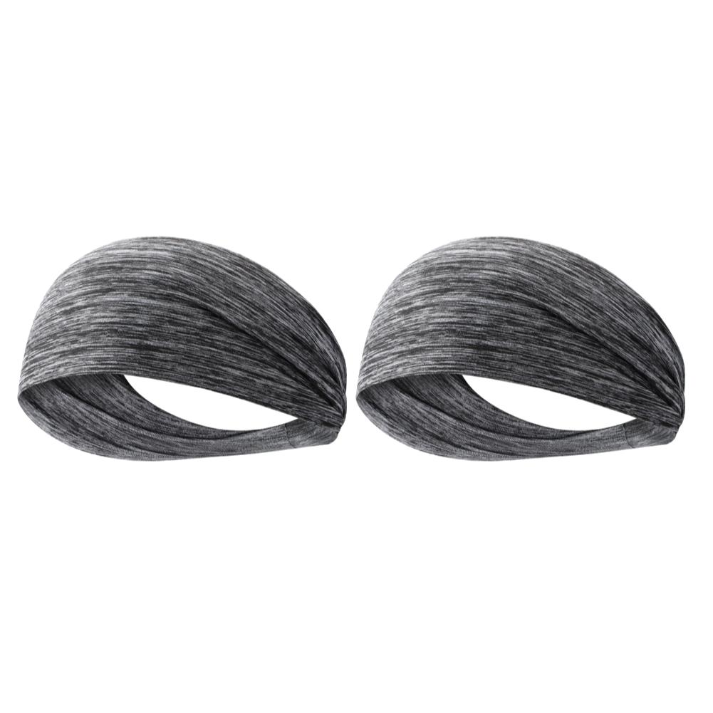 10-1pcs Elastic Headband Quick Dry Sweat Absorption Headdress Anti-slip Running Head Band Breathable for Yoga Running Biking