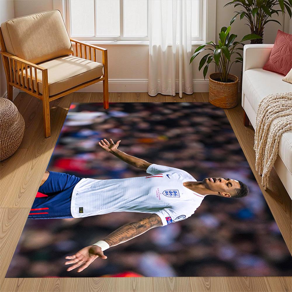 Rashford's Manchester Moment Floor Mat Suitable for Dining Room Kitchen Study room Entryway Anti-slip Rug Office home decor Birthday/Christmas Gift