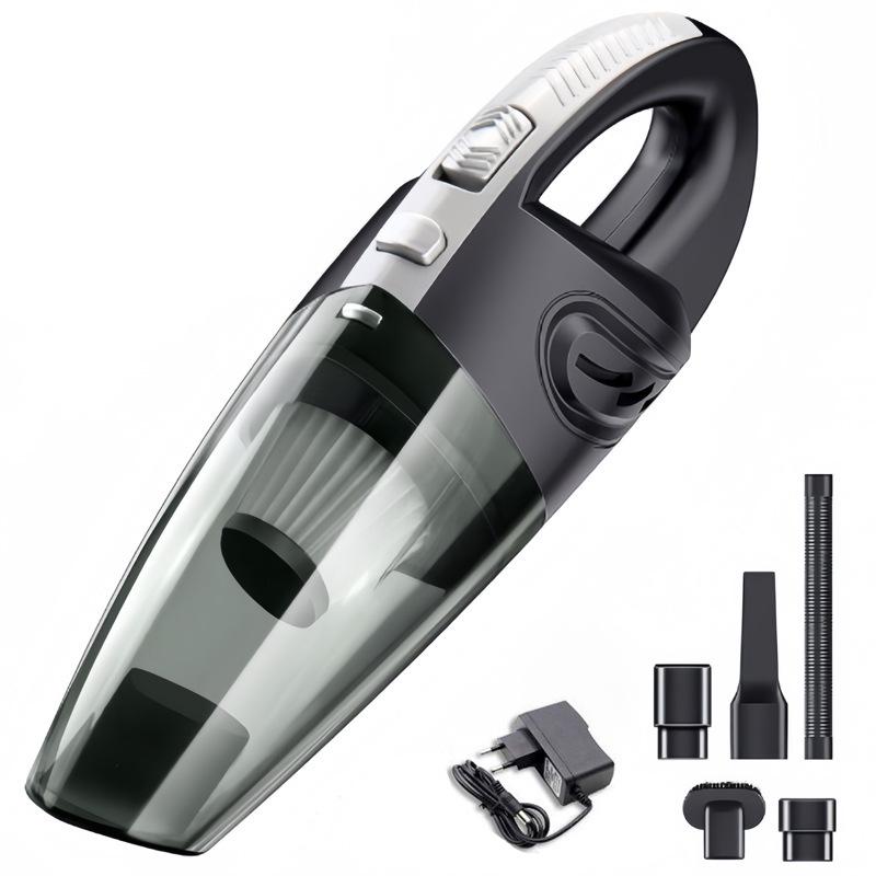 High-Power 120W Wireless Car & Home Vacuum Cleaner, Rechargeable Handheld for Dry & Wet Use