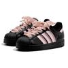 adidas Originals Superstar 2 Низкие Скейтбордические Кроссовки Унисекс Розовые Черные JI0079(TeamS2-S-BOX)