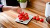 Teesa Lcd White Glass Kitchen Scale With Tare