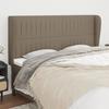 VidaXL Headboard with Ears Taupe 183x23x118-128 Cm Fabric3118212