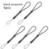5Pcs Anti-lost Phone Lanyard Short Braid Necklace Wrist Strap U Disk Lanyard Bottle Lanyard Adjustable Key Lanyard Holders
