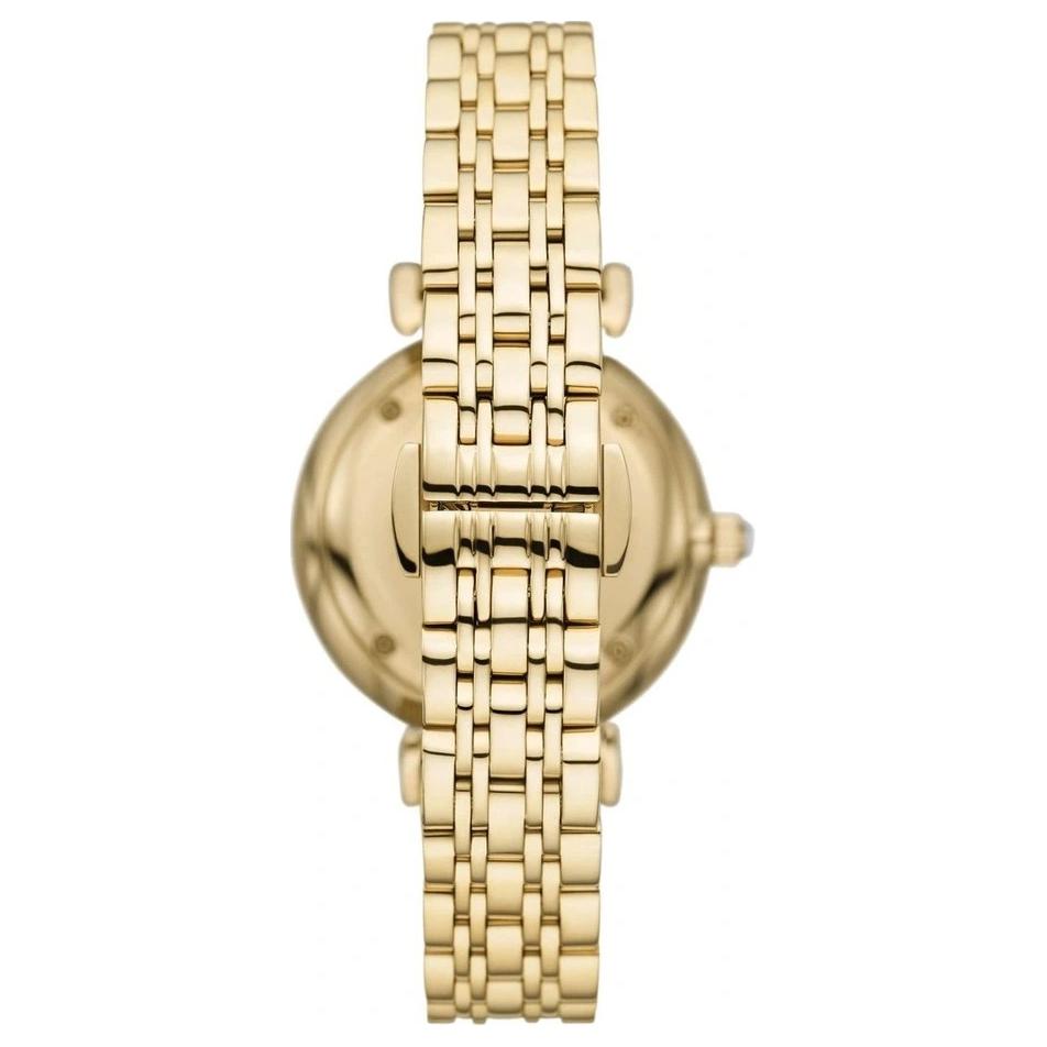 Emporio Armani Quartz Watch Stainless Steel Band 32Mm Gold Dial Women watches AR11608_NLP_NLC