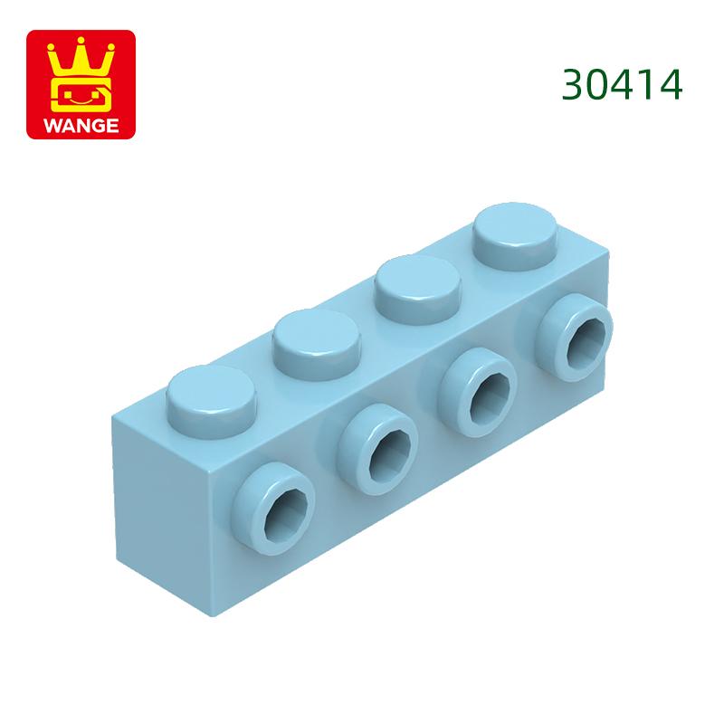 Нетоксичный 63 шт./лот 30414 Модифицированный 1x4 с шипами сбоку Цветные детали MOC Аксессуары Совместимые с Кирпичиками DIY Детская игрушка Конструктор