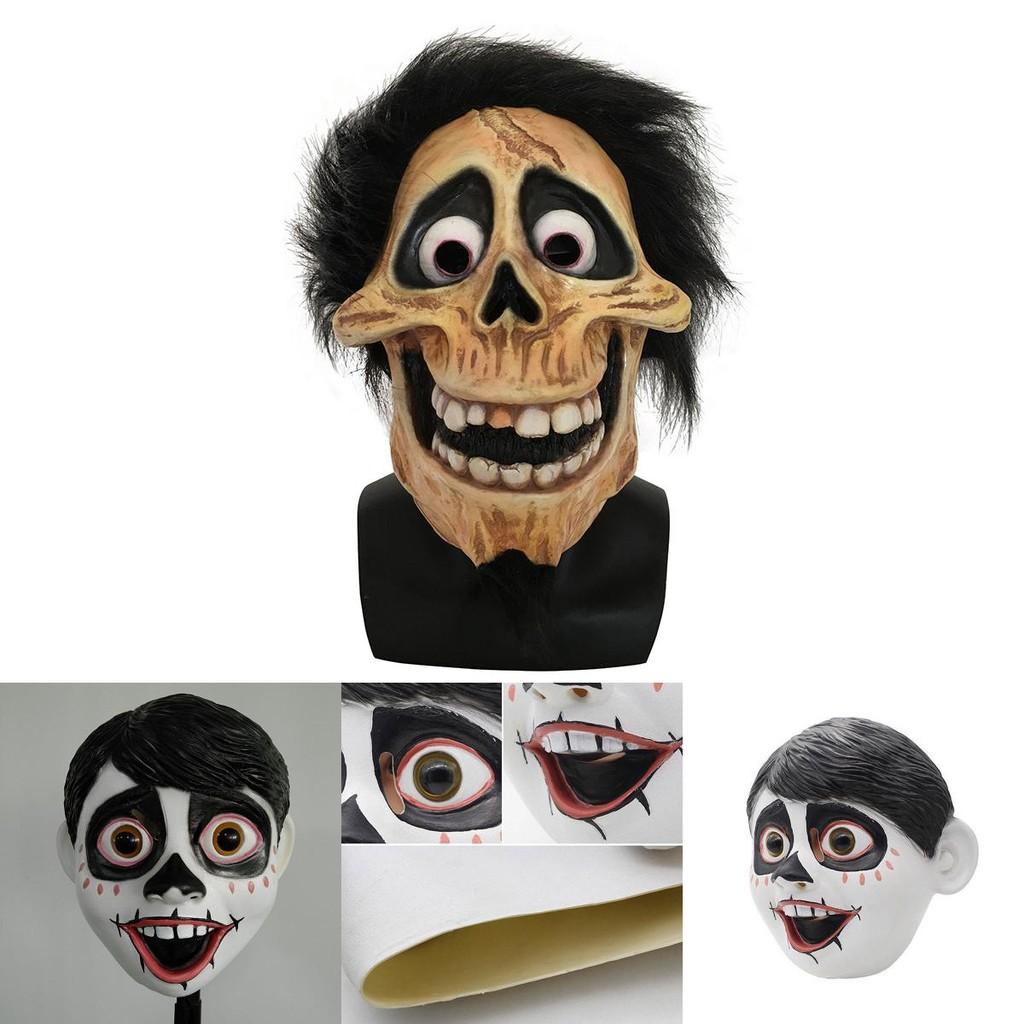 Movie Coco Miguel Hector Rivera Cosplay Mask With Soft And Comfortable Latex Material