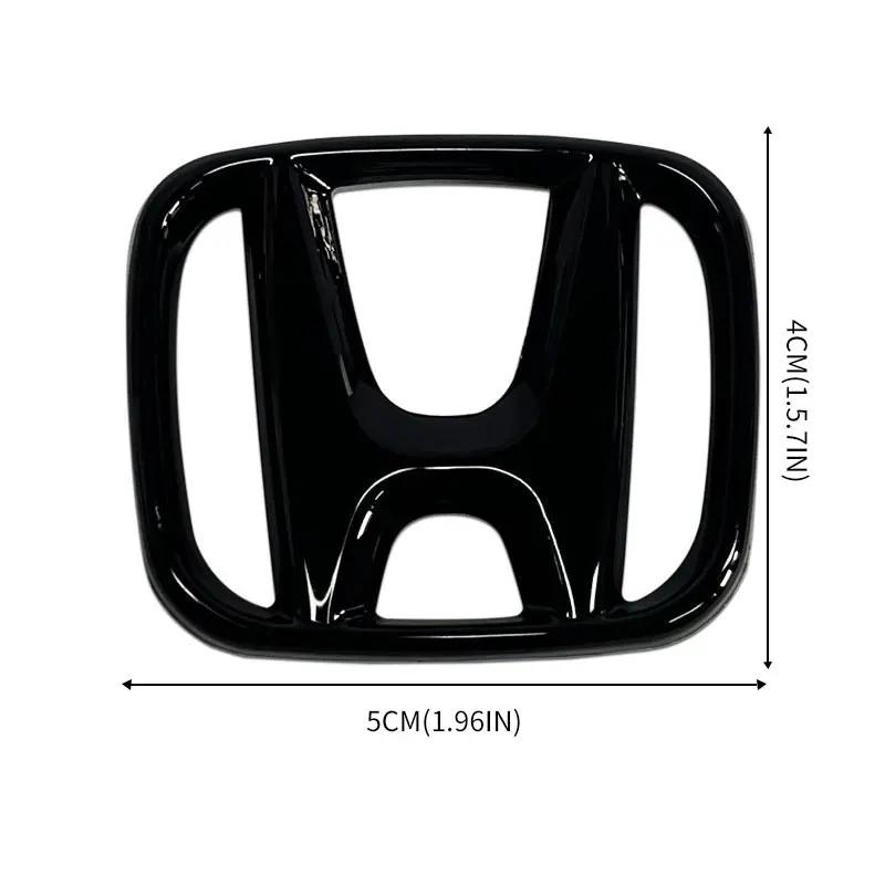 WDM2 50x40mm ABS Car Steering Wheel Cover Emblems Stickers for Honda Envix Odyssey City Jazz Fit CRV Civic Accord Insight Jade Vezel