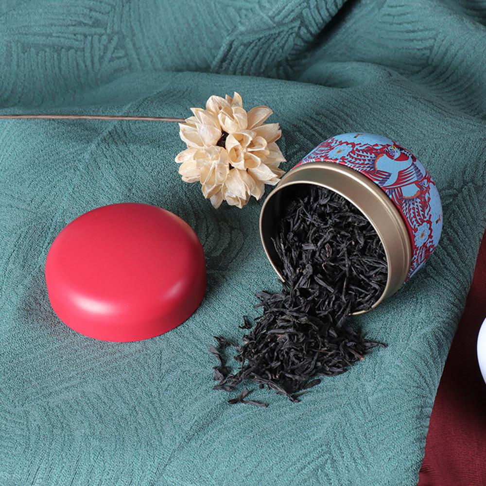 Sealed Iron With Lid Sweetmeat Storage Container Household Teaware Tea Jar Candies Can Tea Box