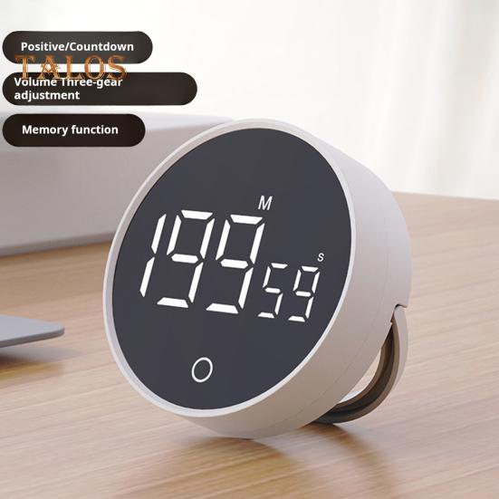 Магнитный кухонный таймер с большим светодиодным дисплеем, обратный отсчет времени, таймер для приготовления пищи, выпечки, обучающий, регулируемый, легко читаемый таймер