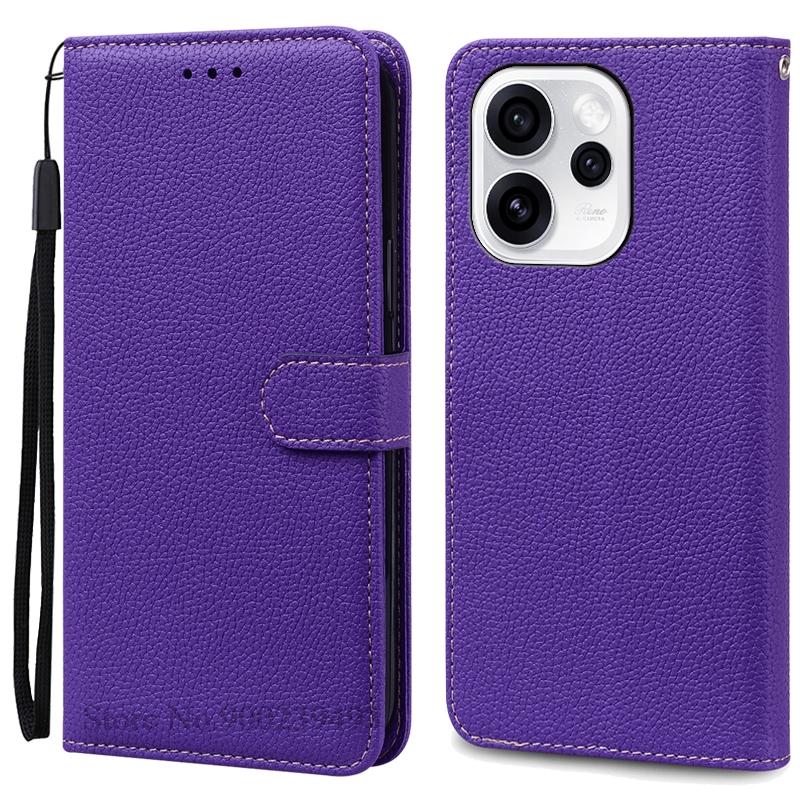 Чехол для телефона Reno 15F 5G Для OPPO Reno 15F Чехол Кожаный Флип-кошелек Чехол-книжка Для Oppo Reno 15F 5G Чехол Магнитный Чехол для телефона Fundas