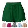 Women's Solid Color Shorts, Lightweight And Breathable Casual Shorts