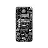 Чехол для Samsung Galaxy S24 Plus Nike air logo Скачать Nike Graffiti Черный и белый