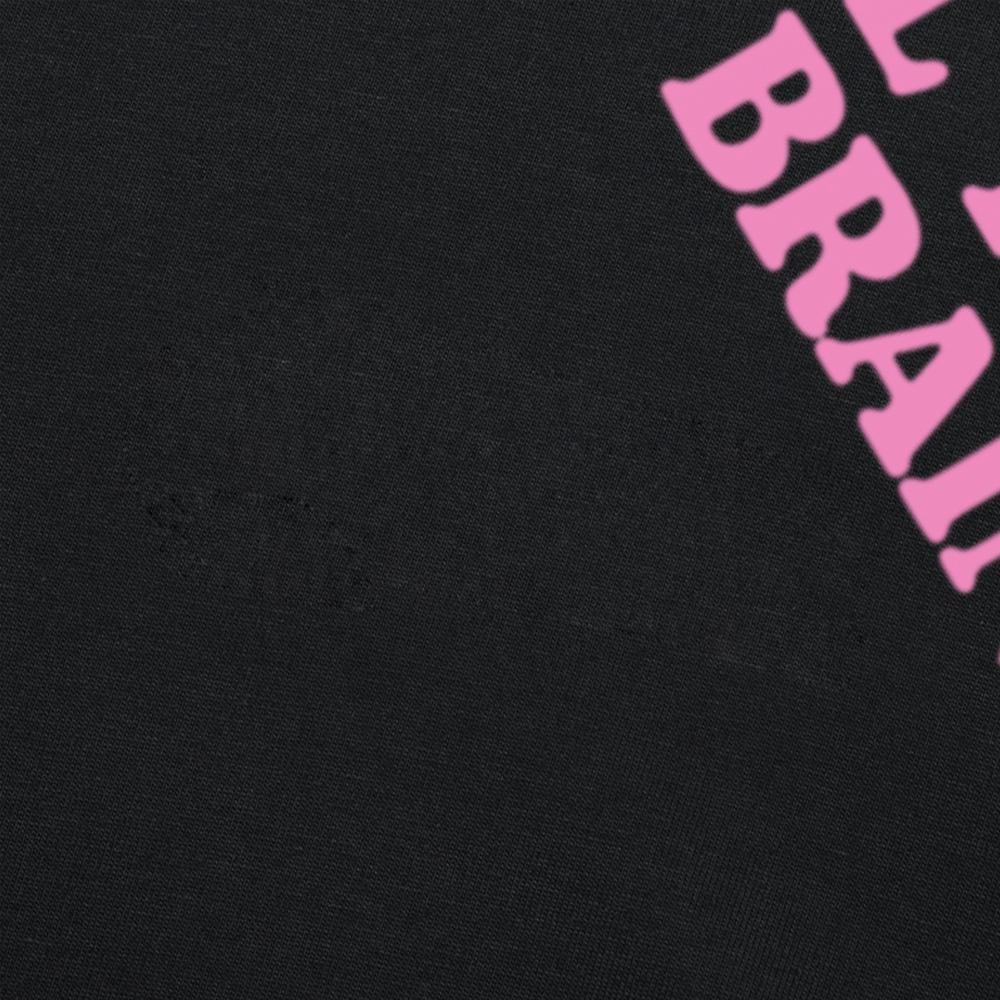 All Tits No Brains Funny Women Girls Sarcastic T-shirts Men Fashion Casual Tshirt 100% Cotton Loose Oversized T Shirt