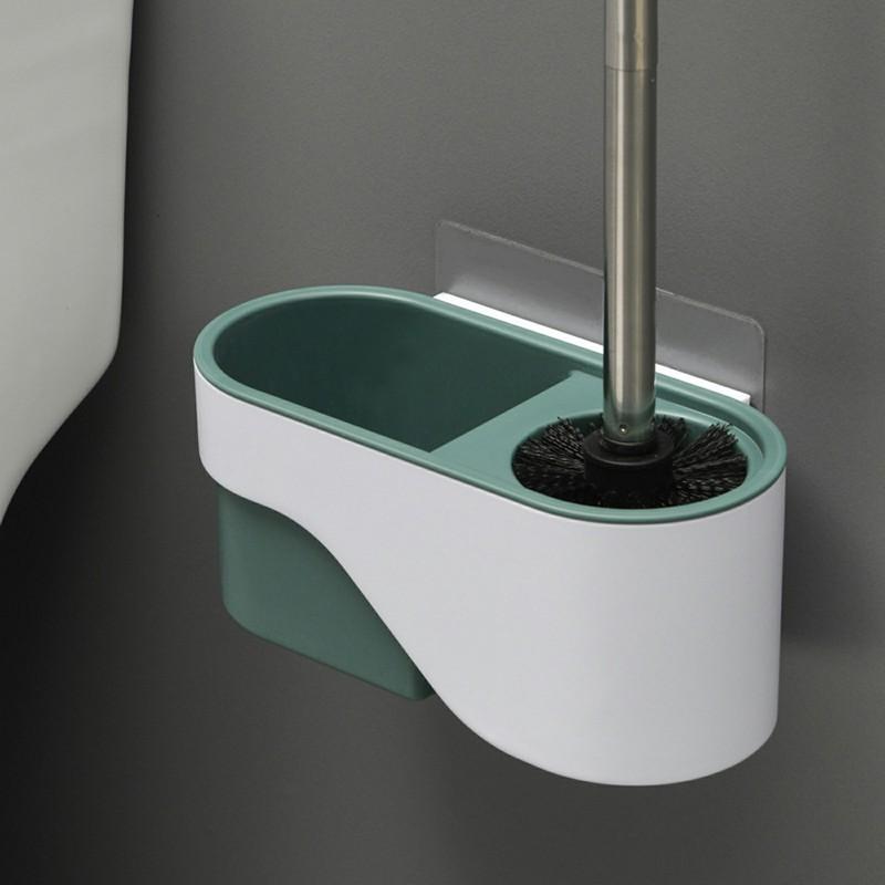 Modern Hygienic Toilet Brush Wall Mounted Hanging Toilet Brush Holder Organizer Bathroom