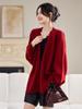 2025 Autumn/Winter Loose Wool Cardigan Knit Coat - Trendy Shawl Cape Style Sweater