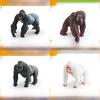 Kids Safari Animal Figurine Pvc Simulated Silverback Gorilla For Learning And Collection