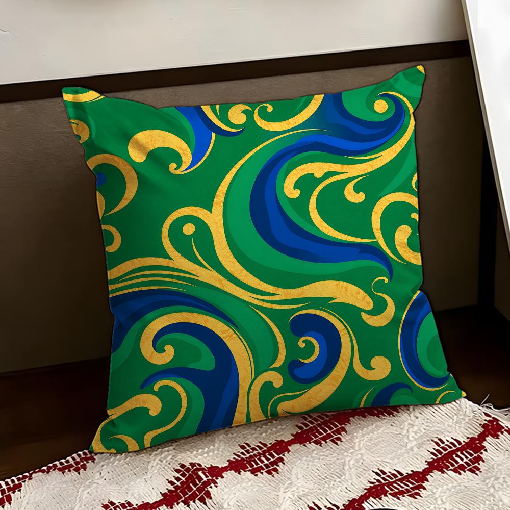 Shimmering Luxury Glitter Cushion Cover Reversible Soft Durable Pillow Cover Home Car MultiScene Use for Daily Comfort