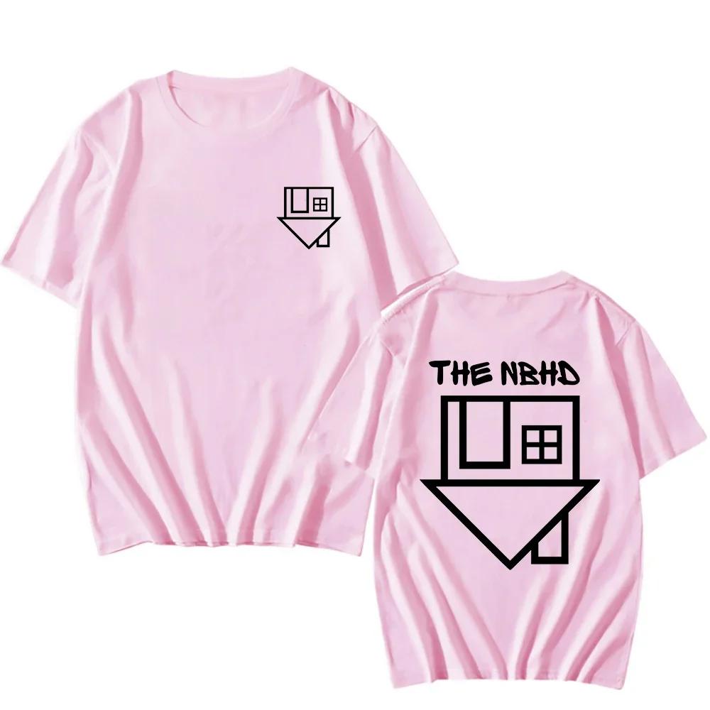 Футболка The Neighbourhood NBHD Модная Унисекс Унисекс Харадзюку С Графикой Унисекс Высокое Качество Эстетичная Винтажная Хлопковая Футболка