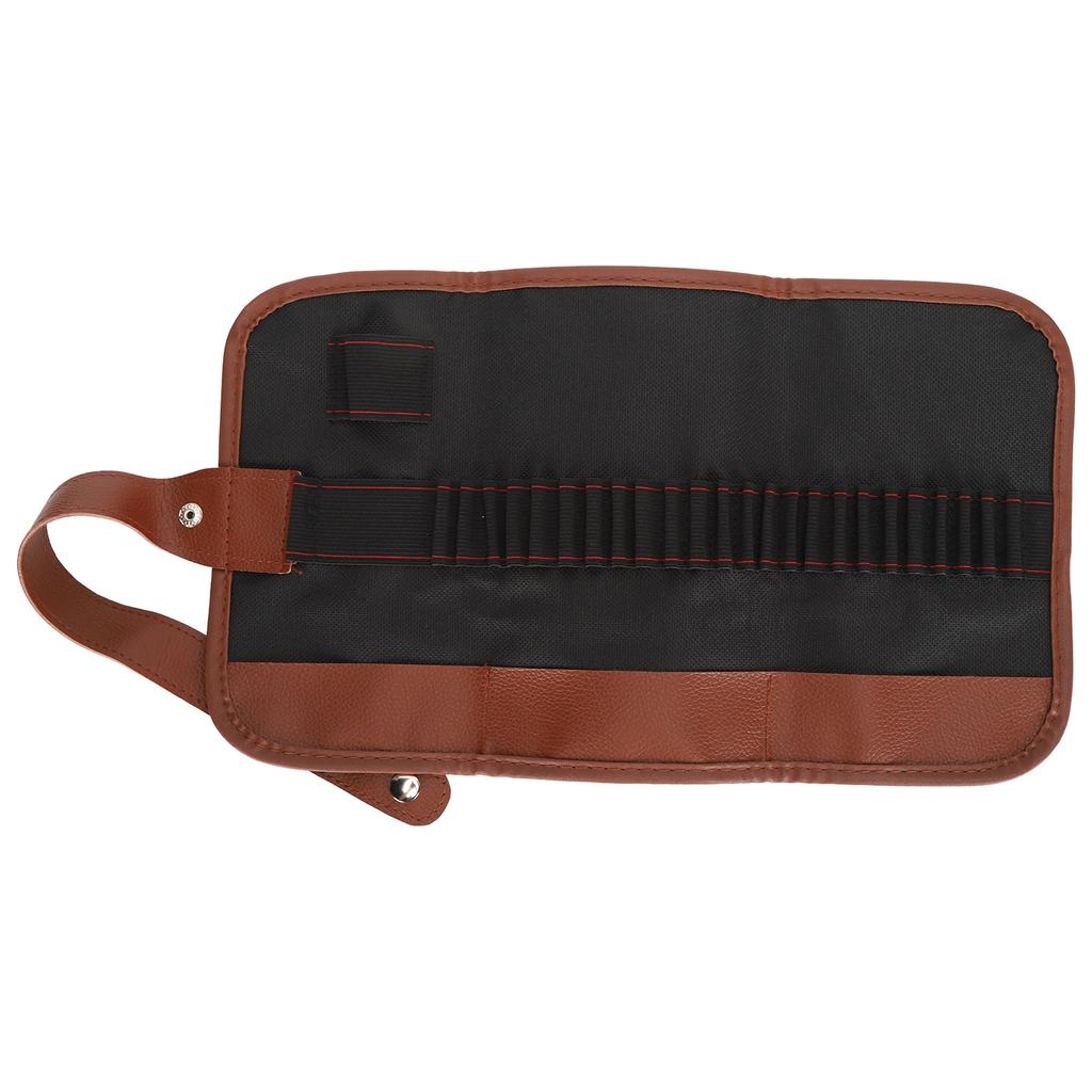 Pen Wrap Roll Pencil Case Canvas Bag Pouch Painting Tools Storage Stationery School Supplies