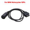 10-контактный сканер, 10-контактный на 16-контактный разъем OBD2, диагностический удлинительный кабель, используемый для мотоцикла ICOMD
