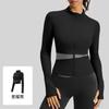 Women S Color Block Yoga Jacket Slim Fit Long Sleeve Workout Top