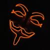 V For Vendetta Mask Cosplay Guy Fawkes Hacker Glowing Mask For Halloween Carnival  Decor Props