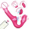 Wireless 3 In 1 Dildo Vibrator for Women Double-Ended Lesbian G-Spot Dildos Couples Female Masturbator Adults Sex Toy 18+