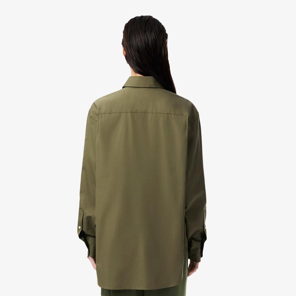 Lacoste Женская оверсайз рубашка из поплина CF0215-55NE9F