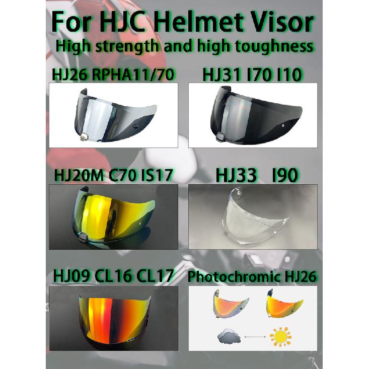 Rpha11 Visor for HJC HJ26 Rpha 70 St Dustproof Windproof UV Cut Sunscreen Shield Electroplated Motorcycle Helmet AccessoriesSpeed Sensors 6