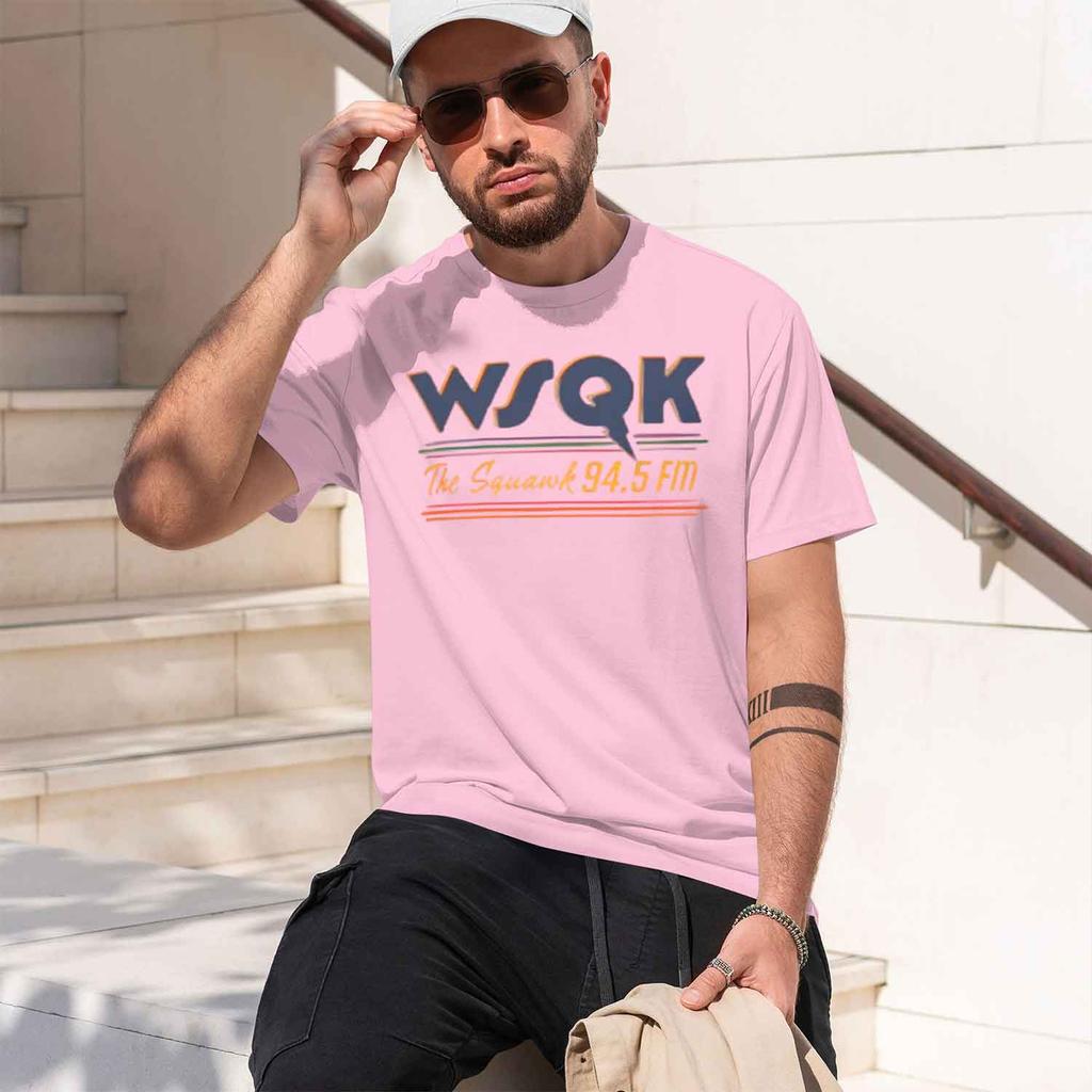 Wsqk The Sqwk 945 Fm Unisexs Clothing Unisexs Crew Neck Tshirt 2026 New Model Unisexs Shortsleeve Classic Casual Multiple Colors A