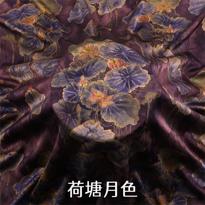 Мягкая ткань Cheongsam с принтом, искусственное платье в китайском стиле, костюм Тан, одежда, шелковая ткань, Gambiered Silk